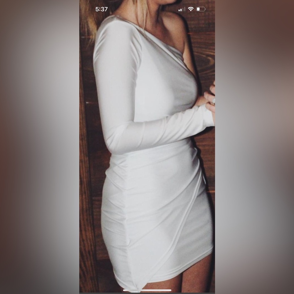 White mini dress!